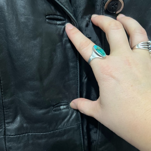 Wilsons Black Leather Jacket Women’s Large - Picture 6 of 16